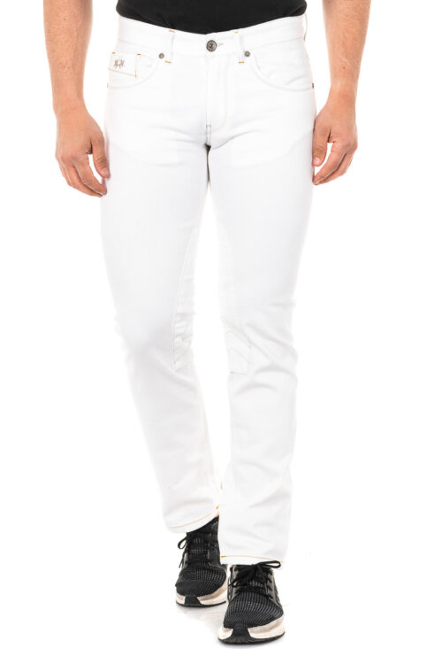 Pantaloni lunghi da uomo in denim con orli a taglio dritto JMT016
