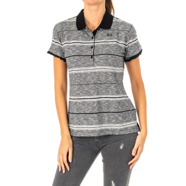 Polo da donna a maniche corte con collo a revers LWP005