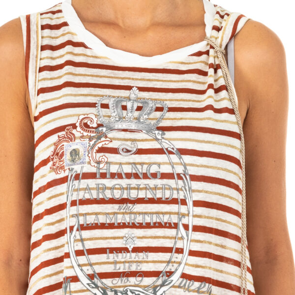 Abito smanicato con girocollo LWRE31 donna