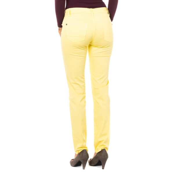 Pantaloni elasticizzati elasticizzati con basso con taglio skinny LWT006 donna