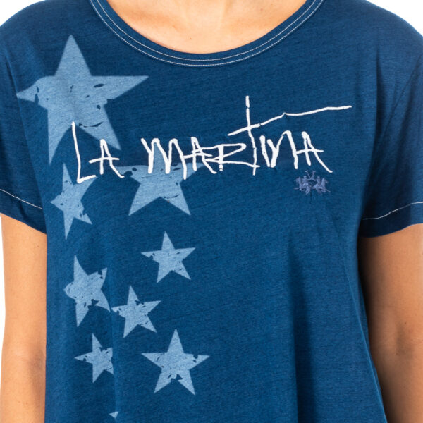 T-shirt girocollo a manica corta da donna LWR304
