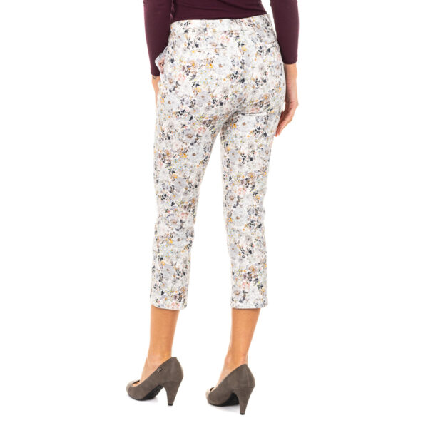 Pantaloni da donna con orli dritti e passanti per cintura LWT011