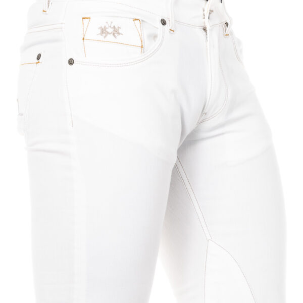 Pantaloni lunghi da uomo in denim con orli a taglio dritto JMT016