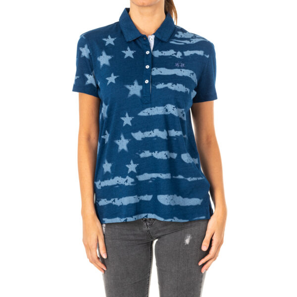 Polo da donna manica corta con collo a revers LWP305
