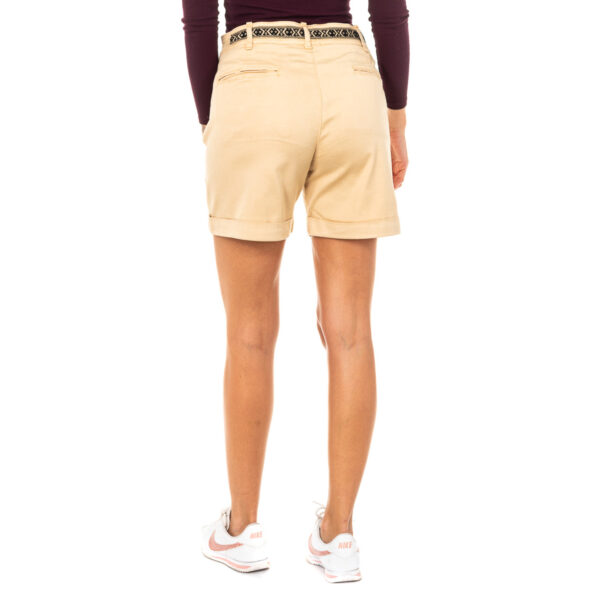 Pantaloncini con fondo orlato e passanti per cintura LWB001 da donna