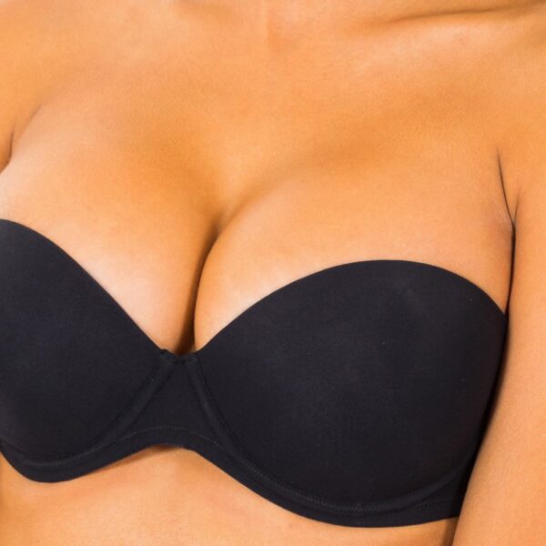 Reggiseno senza spalline da donna con imbottitura e ferretto F2660E