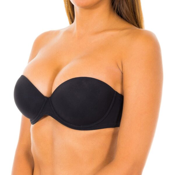 Reggiseno senza spalline da donna con imbottitura e ferretto F2660E