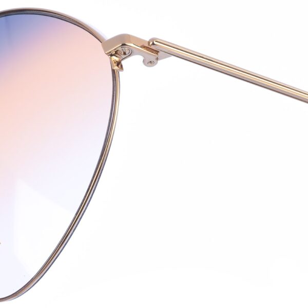 VB220S Occhiali da sole ovali in metallo per donna