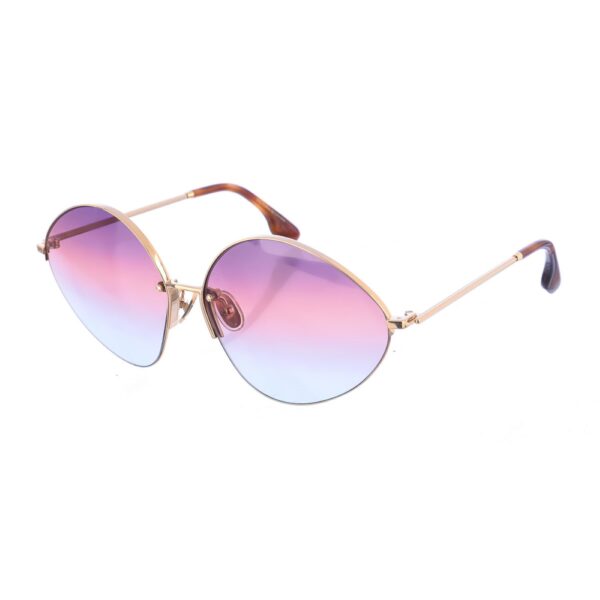 VB220S Occhiali da sole ovali in metallo per donna