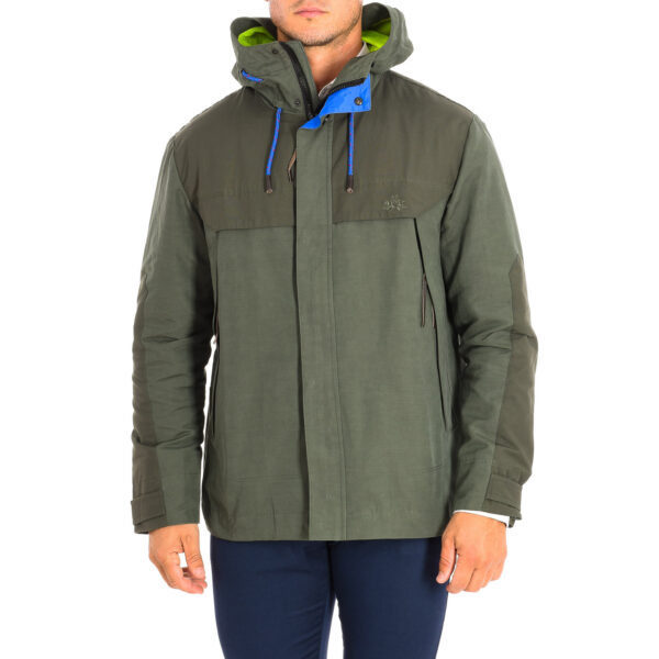 Giacca da uomo a collo alto a maniche lunghe e con cappuccio TMO303-TL316