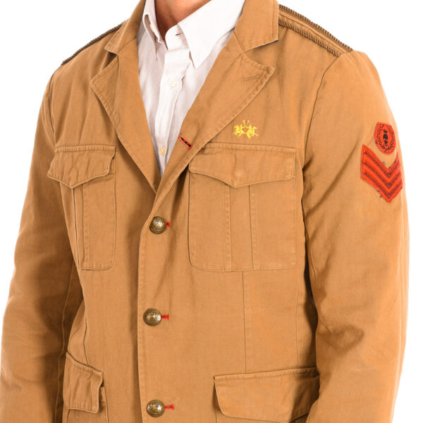Giacca da uomo vestibilità regolare con collo a revers TMJE30-TW412