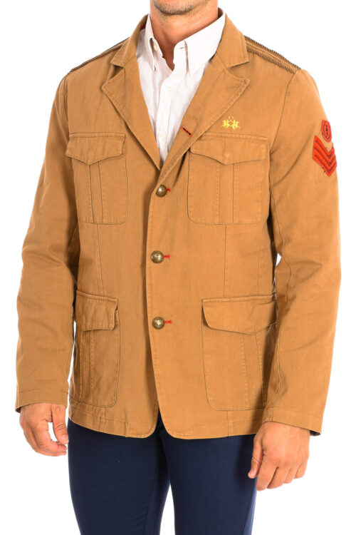 Giacca da uomo vestibilità regolare con collo a revers TMJE30-TW412