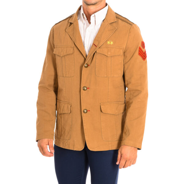 Giacca da uomo vestibilità regolare con collo a revers TMJE30-TW412