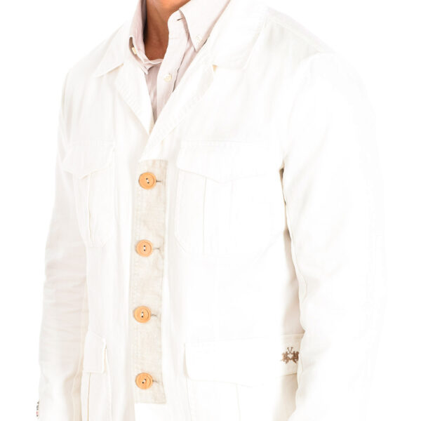 Giacca da uomo a maniche lunghe con collo a rever vestibilità regolare TMJ001-TW408