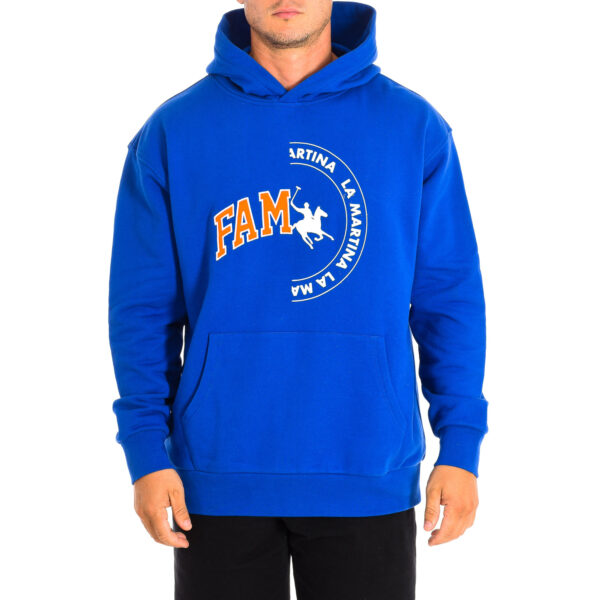 Felpa con cappuccio 11M090-FP533 uomo