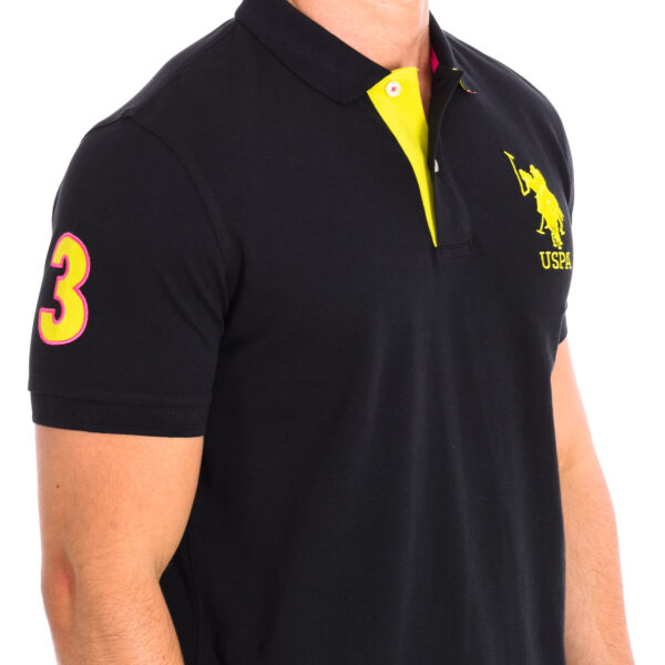 KORYCBAD Polo a maniche corte con colletto a contrasto 64779 Uomo