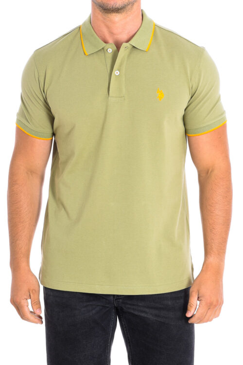 Polo a maniche corte KORY con colletto a contrasto 64782 da uomo