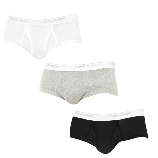 Pack-3 Slips tessuto traspirante e apertura frontale U1000A uomo