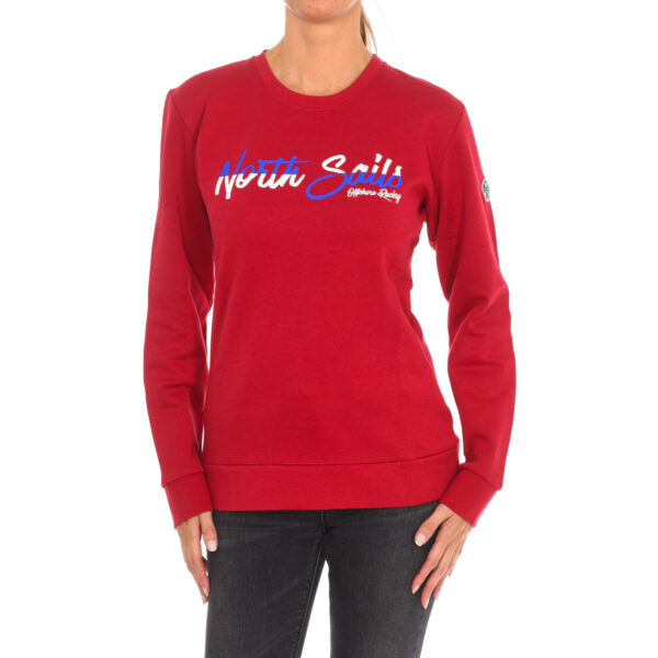Felpa girocollo a maniche lunghe 9024250 da donna