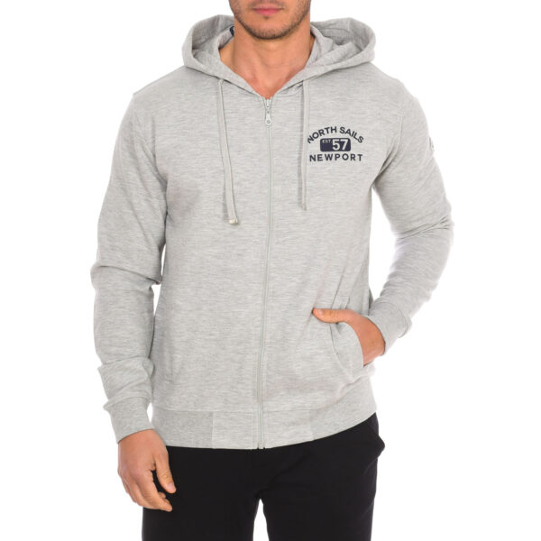 Felpa con cappuccio con zip 902299TR0 uomo