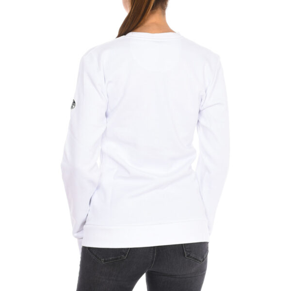 Felpa girocollo a maniche lunghe 9024250 da donna