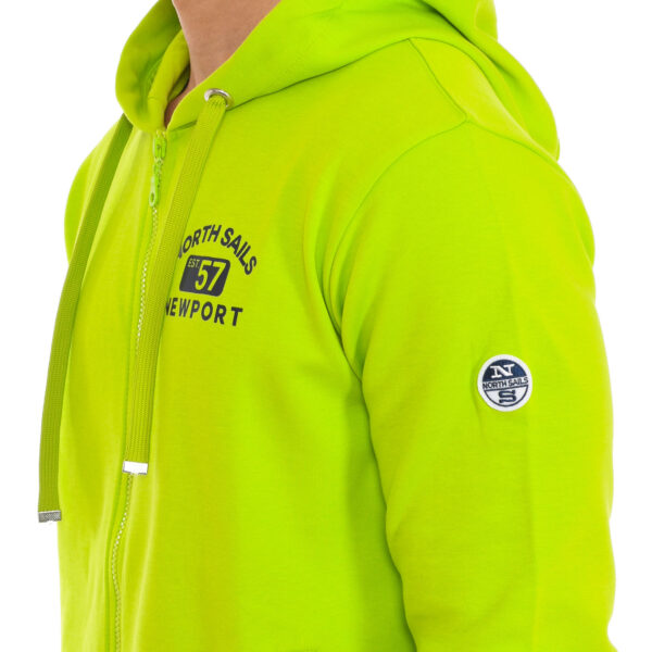 Felpa con cappuccio con zip 902299TR0 uomo