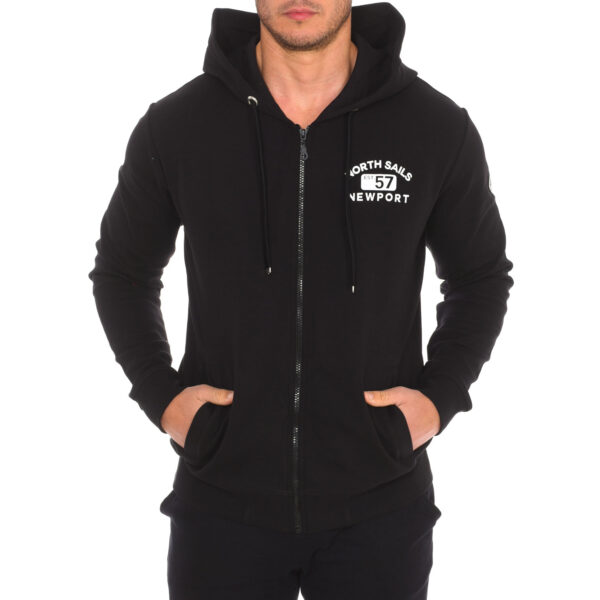 Felpa con cappuccio con zip 902299TR0 uomo