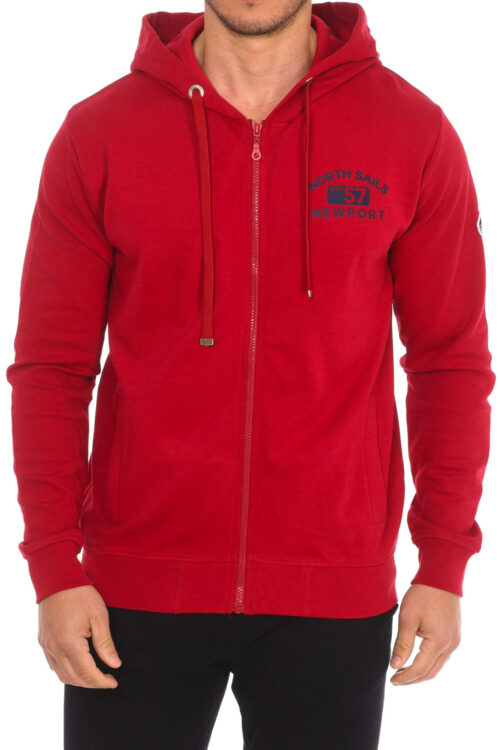 Felpa con cappuccio con zip 902299TR0 uomo