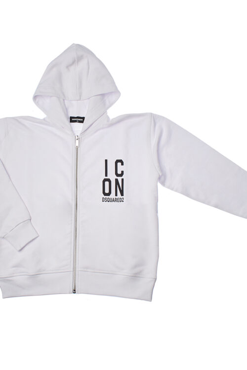 Felpa con cappuccio Slouch Fit Icon da bambino DQ2029D0-03GDQ