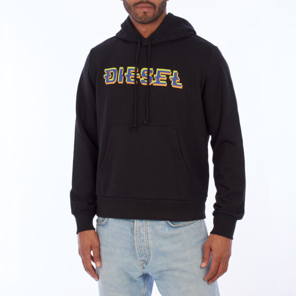 Felpa con cappuccio con stampa logo A06510-00HAYT uomo