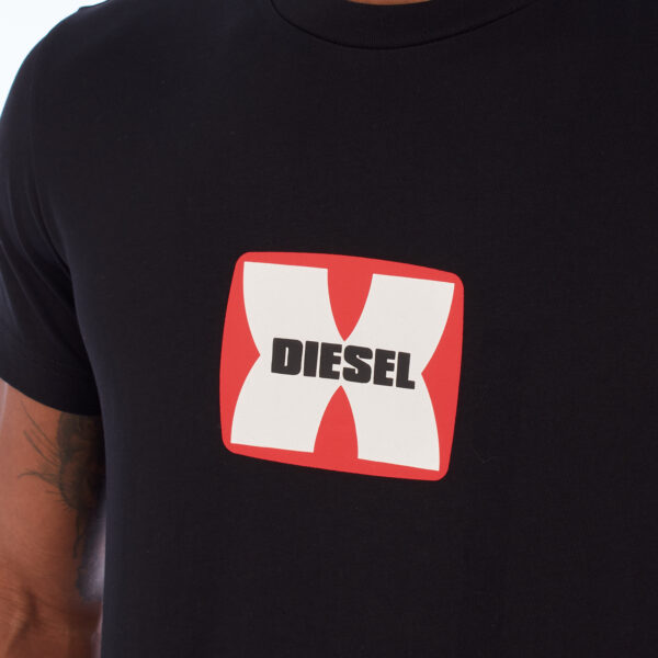 T-shirt stampata da uomo a maniche corte A03848-80GRAI
