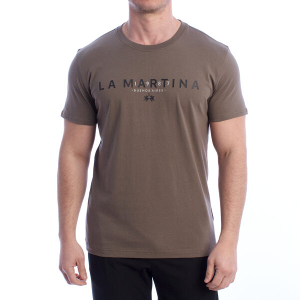 T-shirt a maniche corte vestibilità regolare YMR005-JS206 Uomo