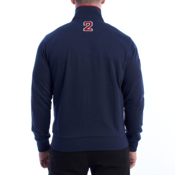 Felpa con zip YMF602-FP112 Uomo