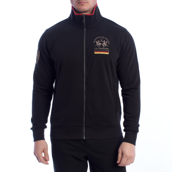 Felpa con zip YMF602-FP112 Uomo