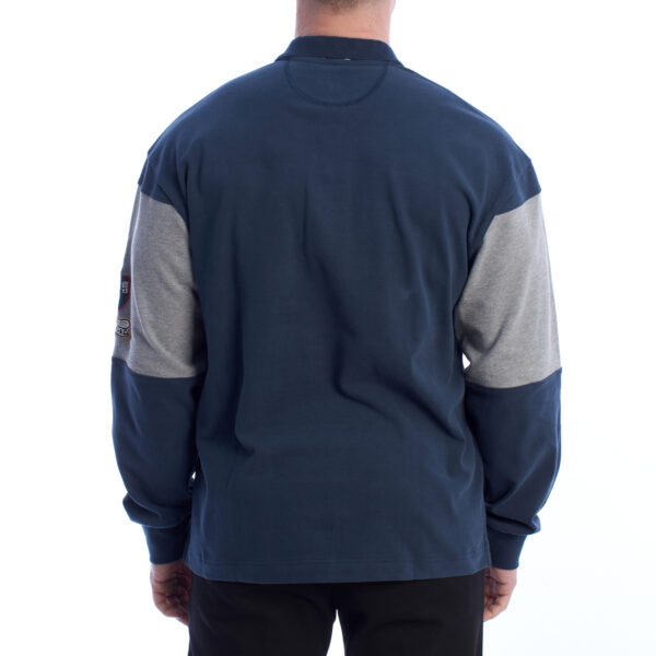 Polo da uomo a maniche lunghe vestibilità comfort UMP317-JS339