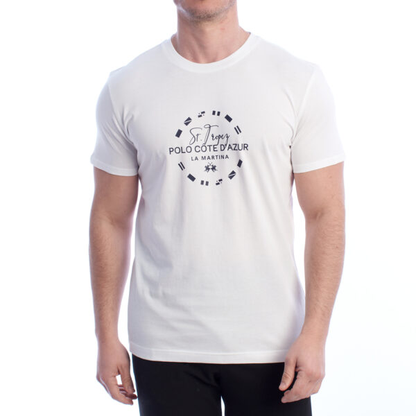 T-shirt a maniche corte vestibilità regolare YMR321-JS206 Uomo