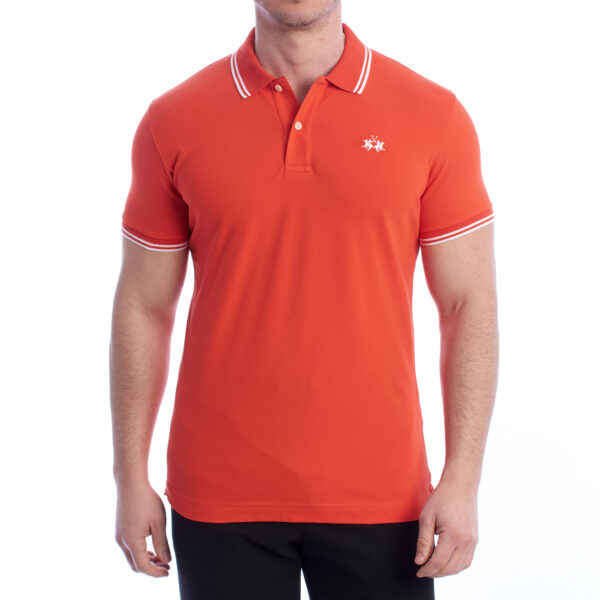 Polo slim fit a maniche corte TMP007-PK001 Uomo