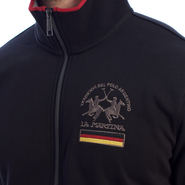 Felpa con zip YMF602-FP112 Uomo