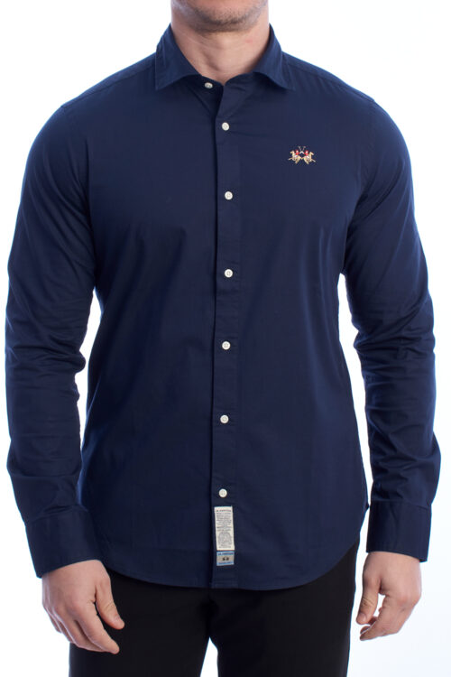 Camicia a maniche lunghe slim fit YMC002-PP483 Uomo