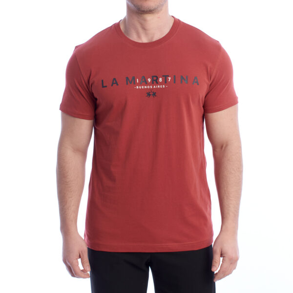 T-shirt a maniche corte vestibilità regolare YMR005-JS206 Uomo