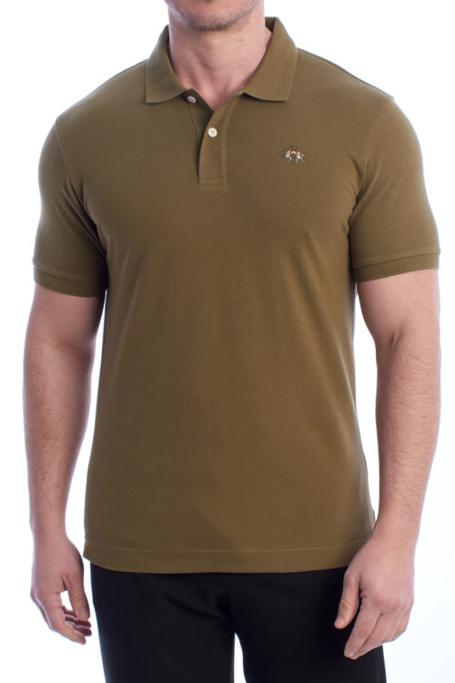 Polo slim fit a maniche corte YMP002-PK001 Uomo