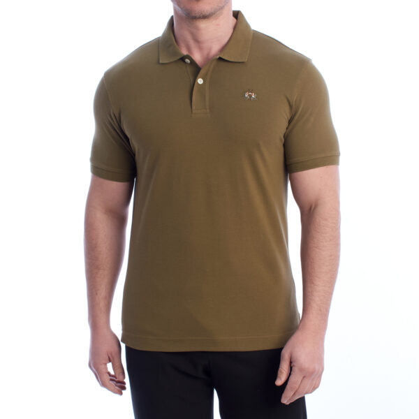 Polo slim fit a maniche corte YMP002-PK001 Uomo