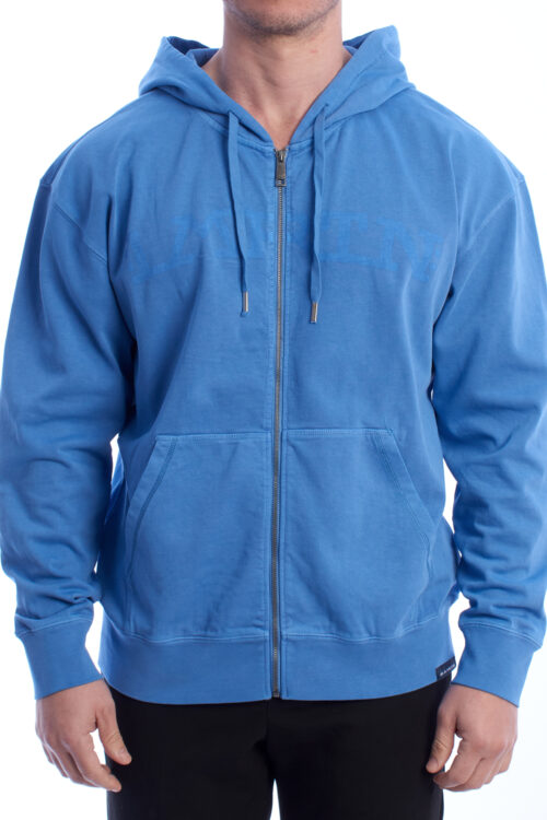 Felpa con cappuccio e zip vestibilità regolare da uomo TMF319-JS329