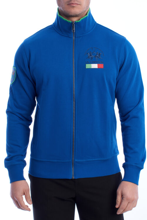 Felpa con zip YMF602-FP112 Uomo