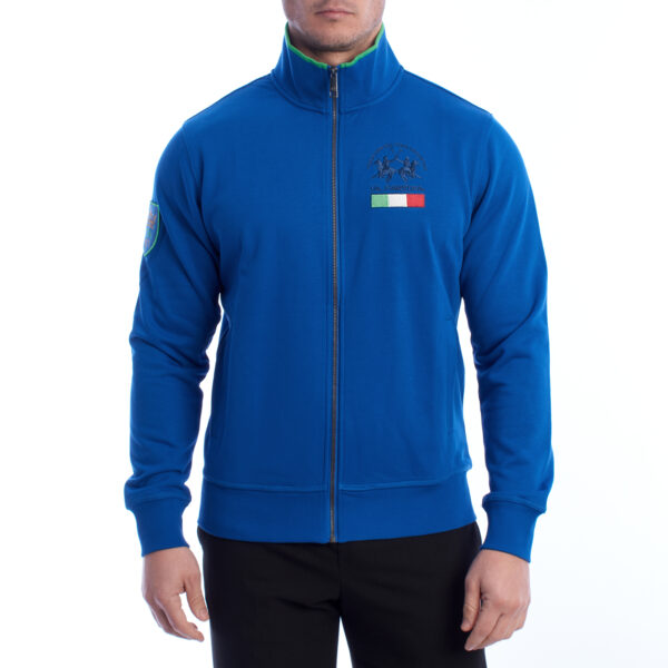 Felpa con zip YMF602-FP112 Uomo