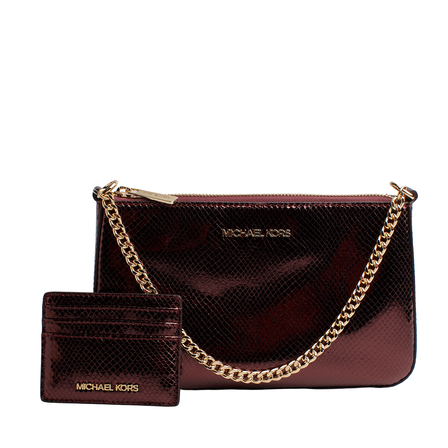 35F4GGZD6M Set borsa a mano e porta carte da donna