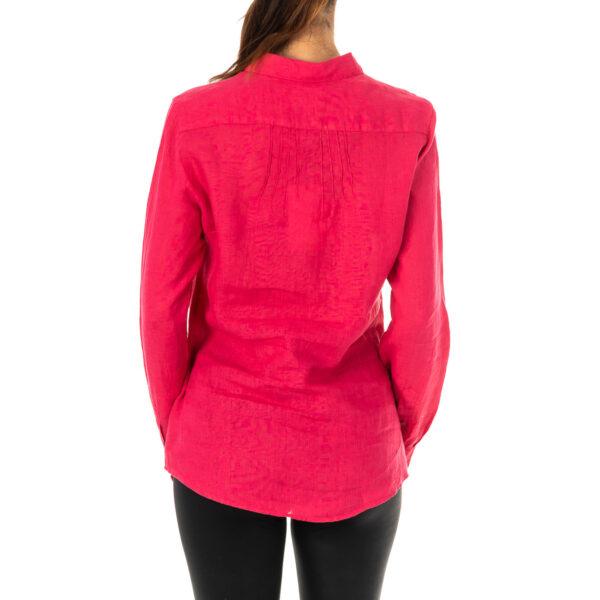 Camicia donna collo rever manica lunga LWC006