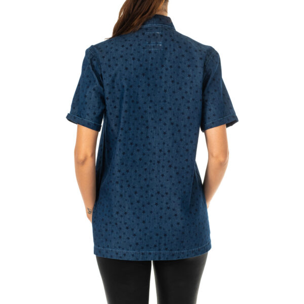 Camicia da donna con collo revers a manica corta LWC007