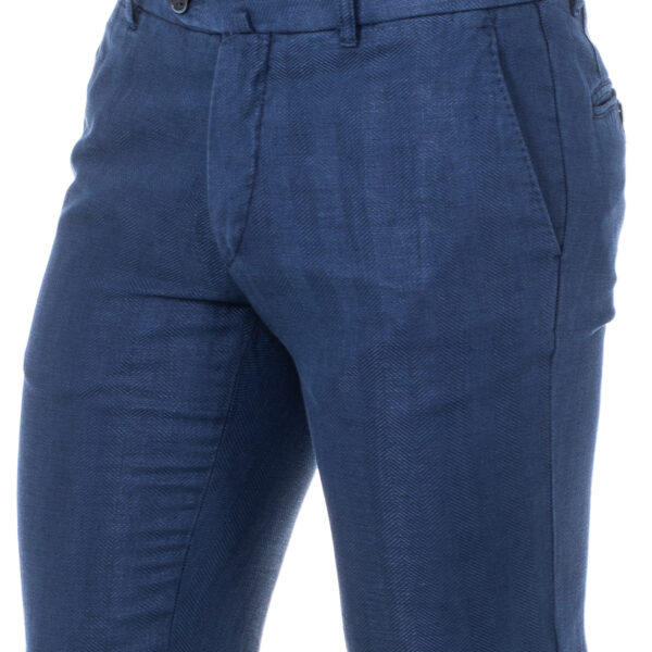 Pantaloni lunghi da uomo a quadri con orli a taglio dritto JMTA03