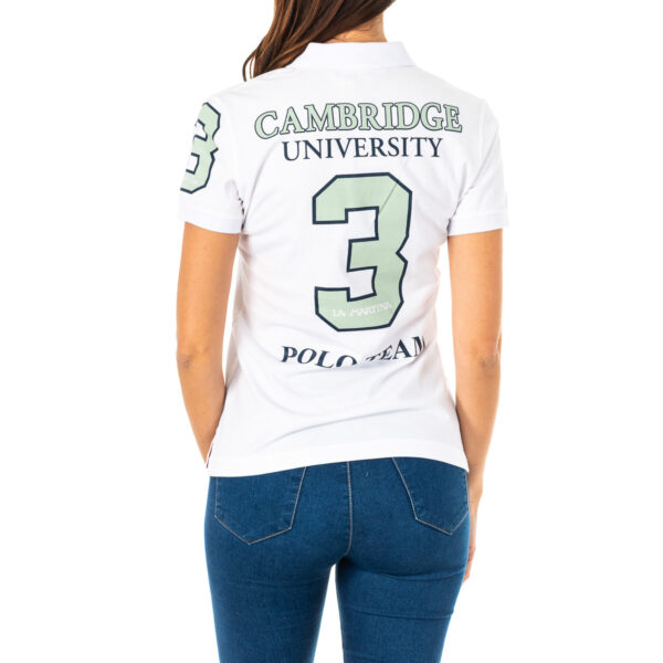 Polo da donna a maniche corte con collo a revers 2WPG65
